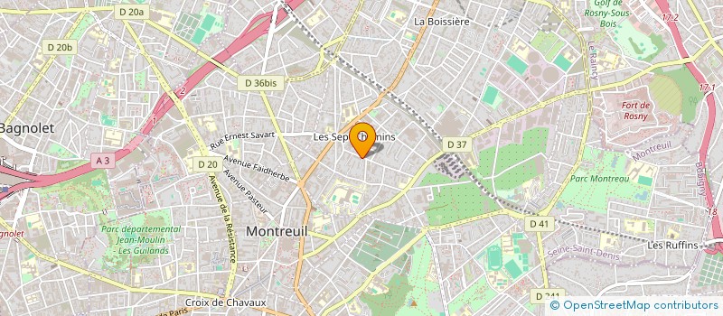 localisation de l'entreprise 752 306 134 à MONTREUIL