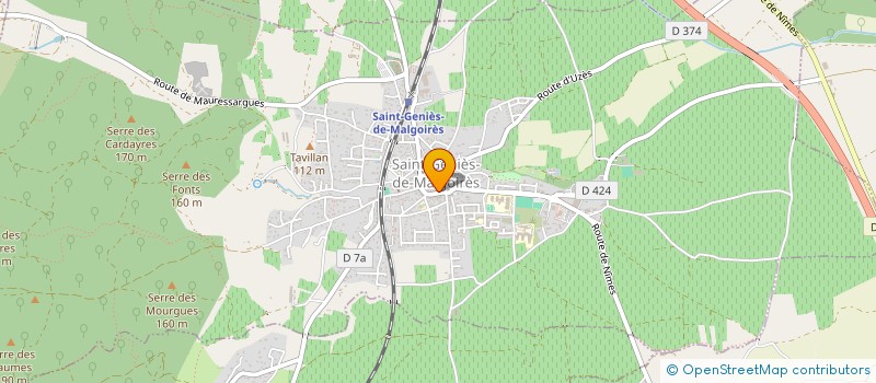 localisation de l'entreprise 752 322 545   SAINT-GENIES-DE-MALGOIRES