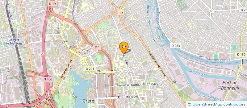 localisation de l'entreprise 752 399 246   CRETEIL