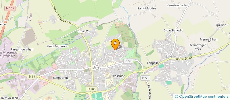 localisation de l'entreprise 752 406 967   BRIEC