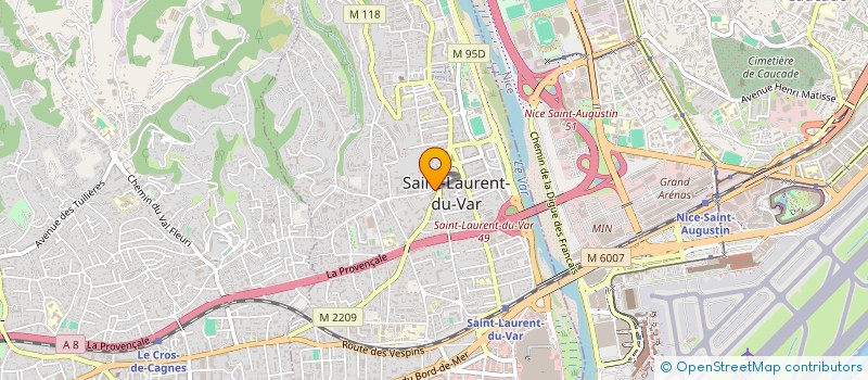 localisation de l'entreprise 752 409 425 à ANTIBES