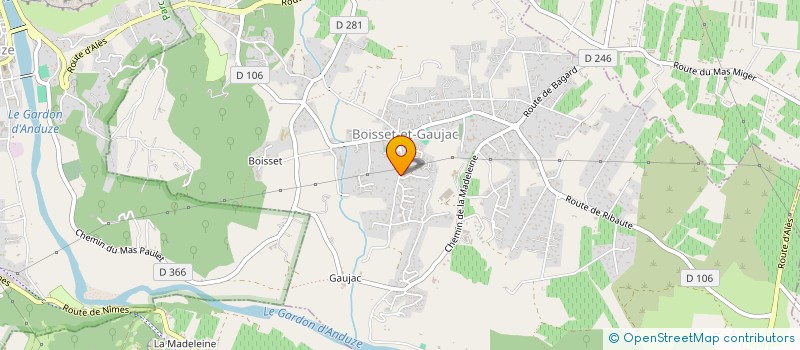 localisation de l'entreprise 752 509 166   BOISSET-ET-GAUJAC