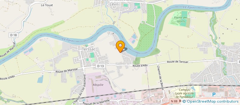 localisation de l'entreprise 752 525 568   GAILLAC