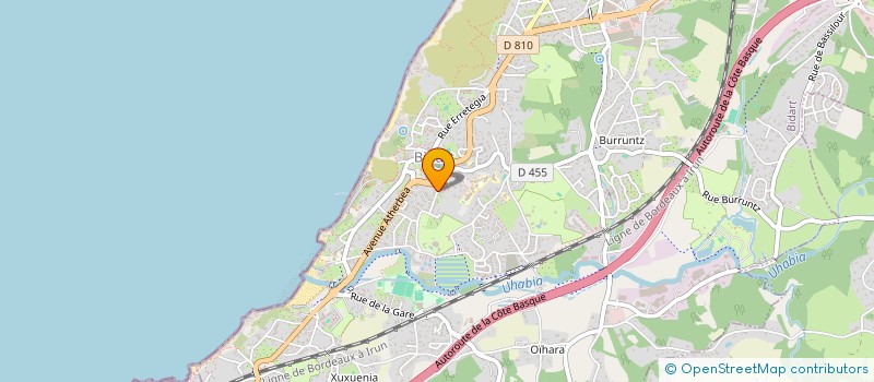 localisation de l'entreprise 752 540 070   BIDART