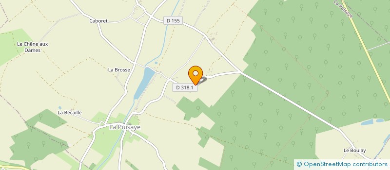 localisation de l'entreprise 752 557 439 à LA PUISAYE
