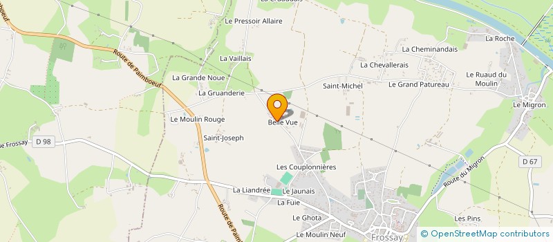 localisation de l'entreprise 752 589 713   FROSSAY