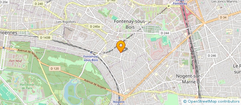 localisation de l'entreprise 752 604 520 à FONTENAY-SOUS-BOIS