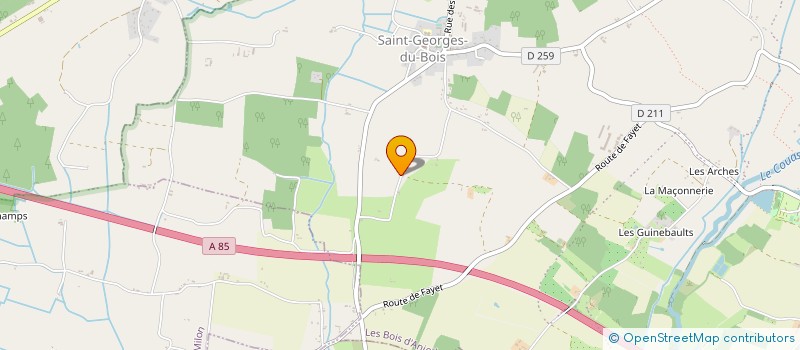 localisation de l'entreprise 752 626 390   LES BOIS D'ANJOU