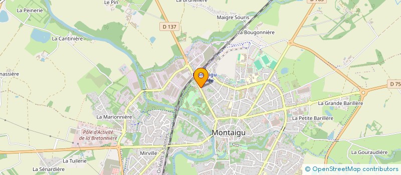 localisation de l'entreprise 752 636 209  à MONTAIGU-VENDEE