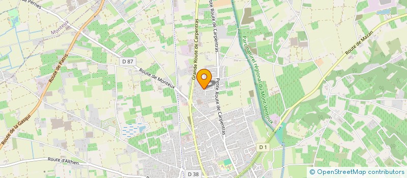 localisation de l'entreprise 752 646 414 à CAROMB