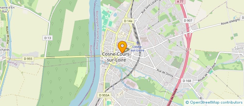 localisation de l'entreprise 752 646 893 à COSNE-COURS-SUR-LOIRE