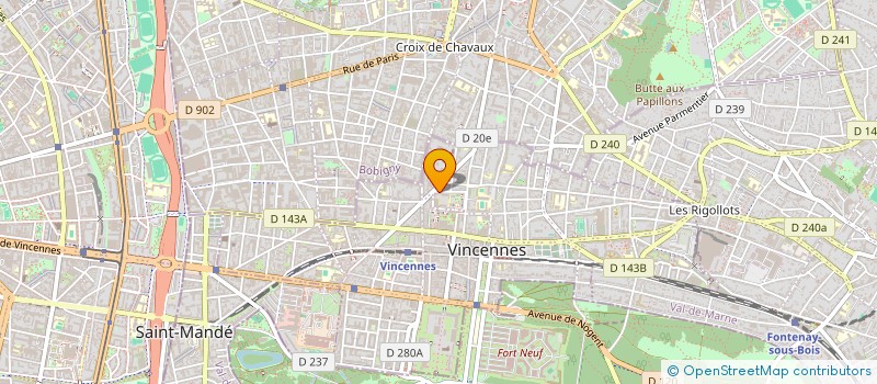 localisation de l'entreprise 752 681 676 à VINCENNES