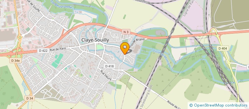 localisation de l'entreprise 752 683 896   CLAYE-SOUILLY