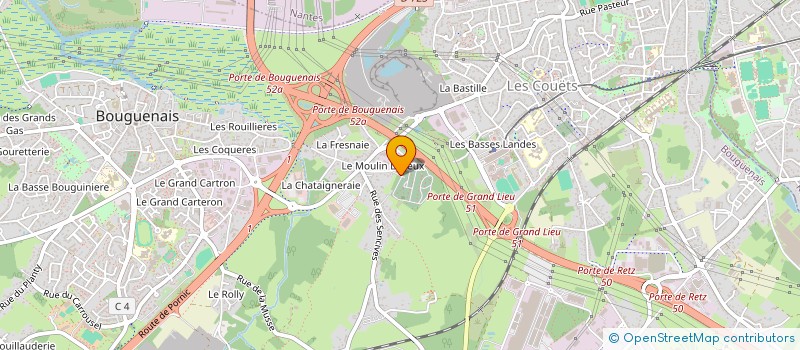 localisation de l'entreprise 752 692 186  à BOUGUENAIS