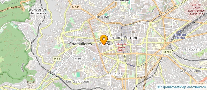 localisation de l'entreprise 752 703 652 à RIOM
