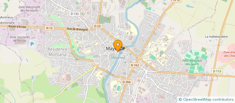 localisation de l'entreprise 752 704 411   SAINT-FRAIMBAULT-DE-PRIERES