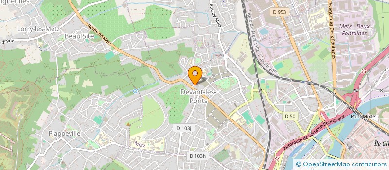 localisation de l'entreprise 752 749 788   METZ