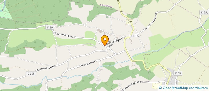 localisation de l'entreprise 752 768 275   LARROQUE