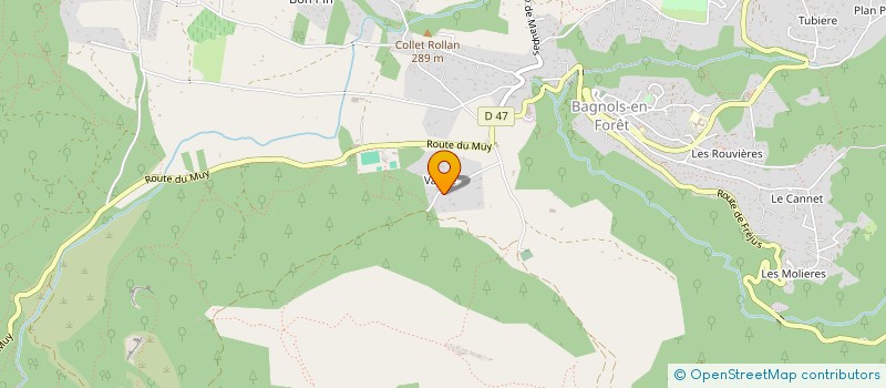 localisation de l'entreprise 752 775 577   BAGNOLS-EN-FORET