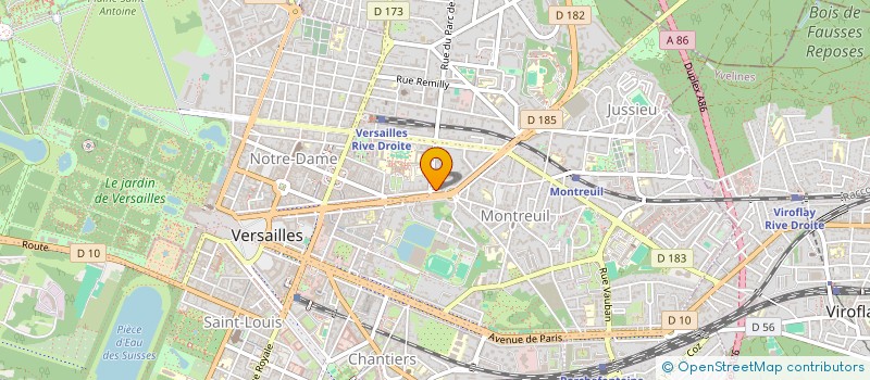 localisation de l'entreprise 752 776 245  à VERSAILLES