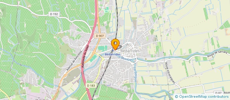 localisation de l'entreprise 752 787 911   BEDARRIDES