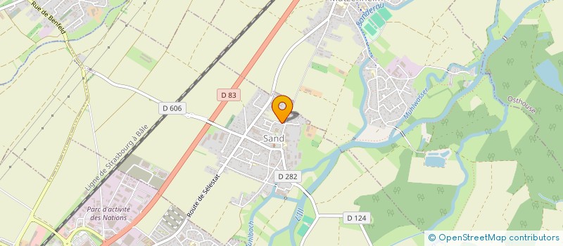 localisation de l'entreprise 752 798 751   SAND