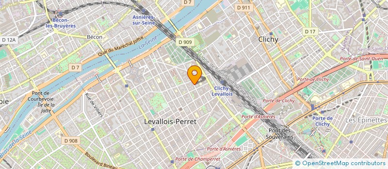 localisation de l'entreprise 752 821 033  à LEVALLOIS-PERRET