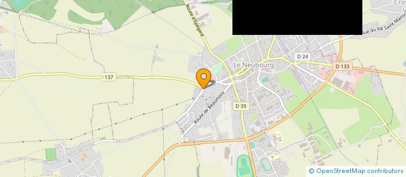 localisation de l'entreprise 752 832 857   LE NEUBOURG