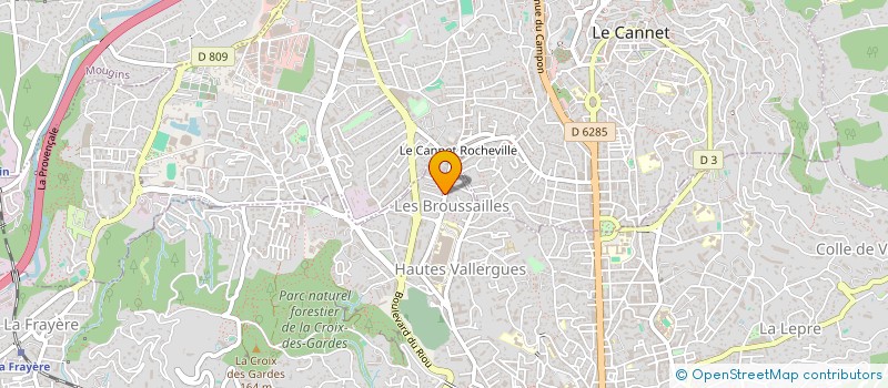 localisation de l'entreprise 752 864 777   CANNES