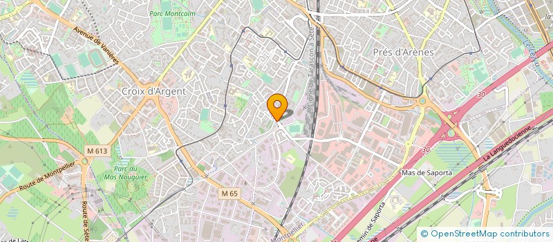 localisation de l'entreprise 752 866 756 à MONTPELLIER