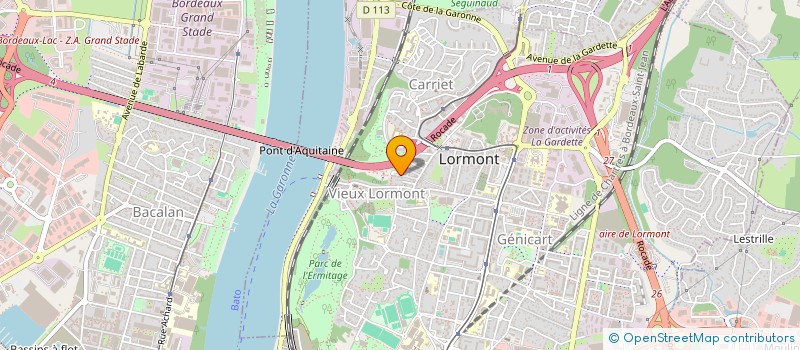 localisation de l'entreprise 752 866 780 à LORMONT