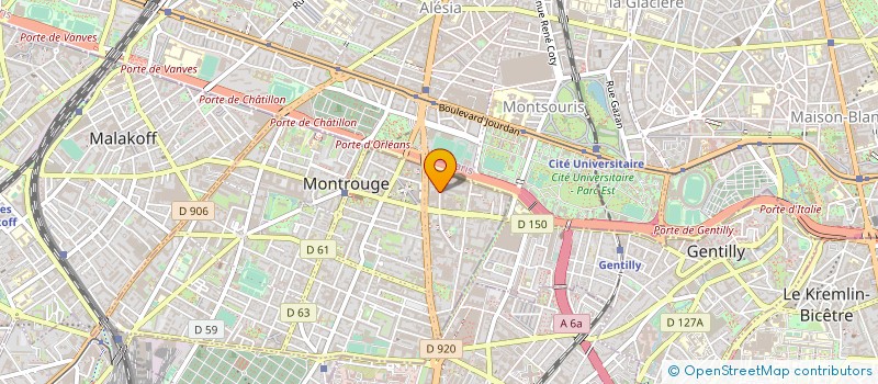 localisation de l'entreprise 752 918 102   MONTROUGE