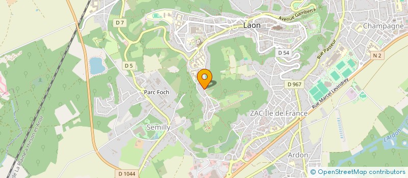 localisation de l'entreprise 752 939 504 à LAON