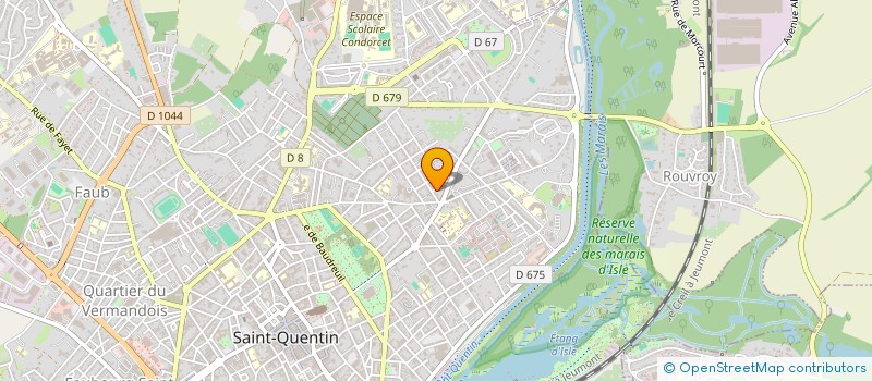 localisation de l'entreprise 752 953 265 à SAINT-QUENTIN