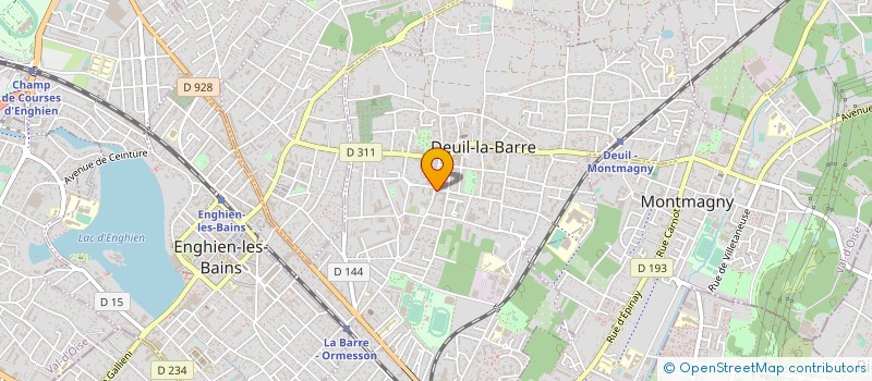 localisation de l'entreprise 752 967 588 à DEUIL-LA-BARRE