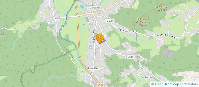 localisation de l'entreprise 752 975 185   VAGNEY