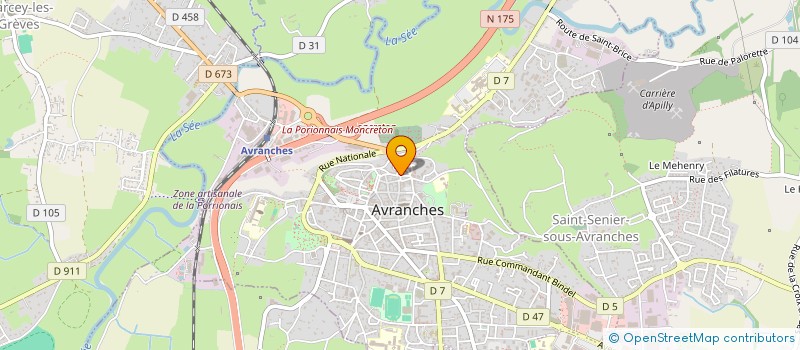 localisation de l'entreprise 753 046 689   AVRANCHES