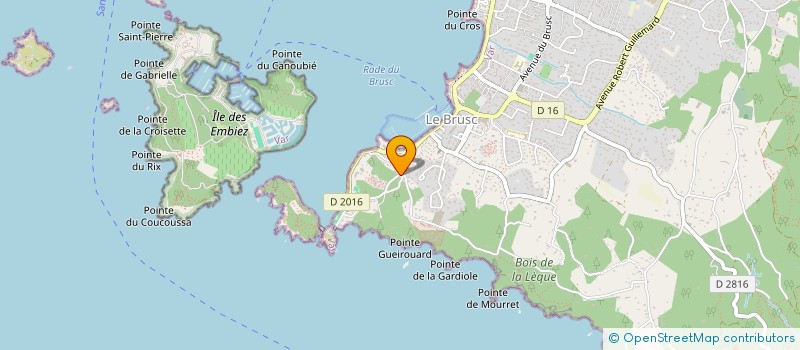 localisation de l'entreprise 753 083 351  à SIX-FOURS-LES-PLAGES