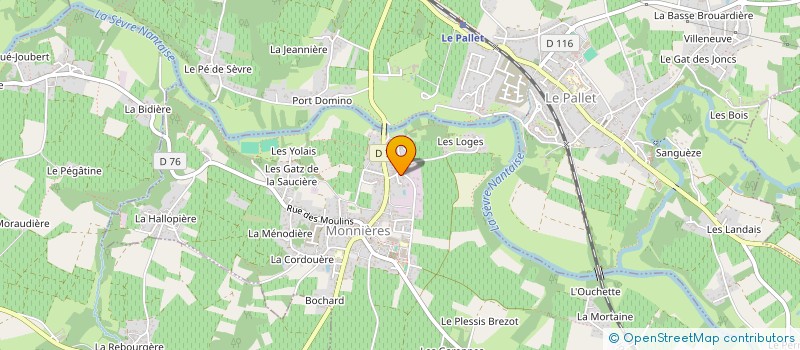 localisation de l'entreprise 753 088 012 à MONNIERES