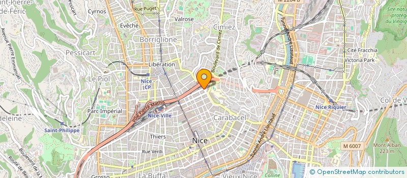 localisation de l'entreprise 753 103 407 à NICE