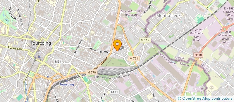 localisation de l'entreprise 753 110 584   WATTRELOS