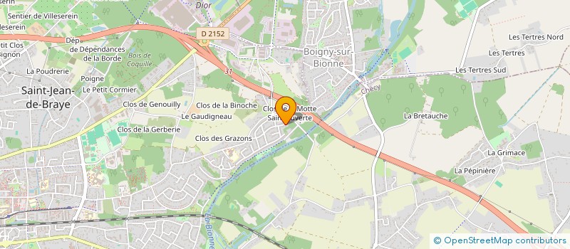 localisation de l'entreprise 753 116 342  à SAINT-JEAN-DE-BRAYE