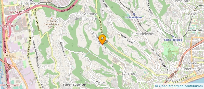 localisation de l'entreprise 753 129 626 à NICE