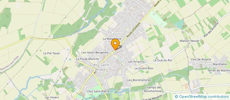 localisation de l'entreprise 753 163 393 à CLERY-SAINT-ANDRE