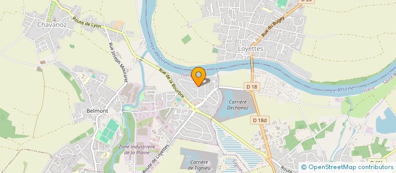 localisation de l'entreprise 753 216 944   CHAVANOZ