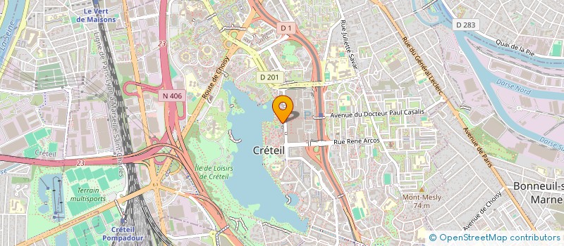 localisation de l'entreprise 753 236 660   CRETEIL