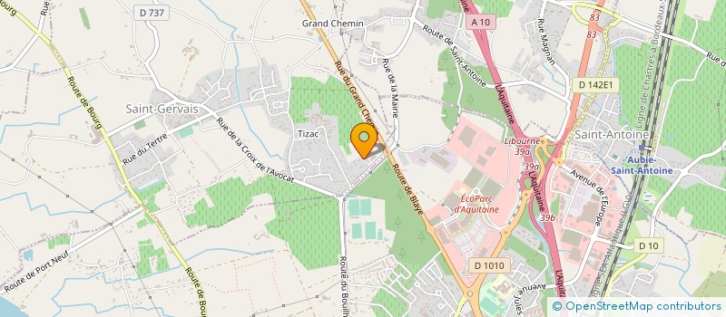 localisation de l'entreprise 753 239 003   SAINT-GERVAIS