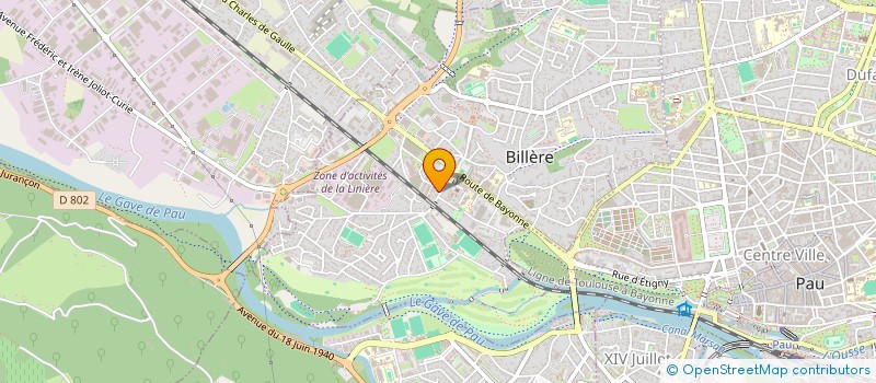 localisation de l'entreprise 753 242 569  à PAU