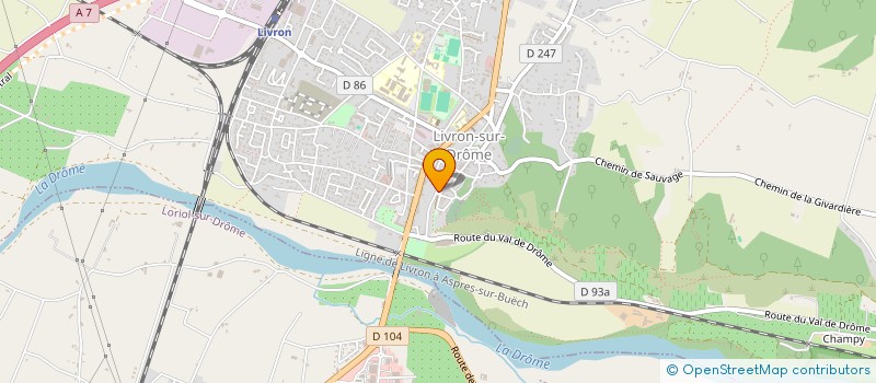 localisation de l'entreprise 753 249 416   LORIOL-SUR-DROME