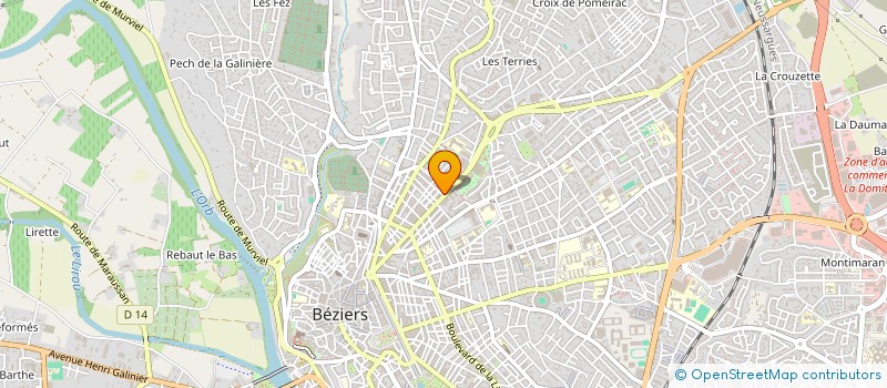 localisation de l'entreprise 753 250 034 à BEZIERS